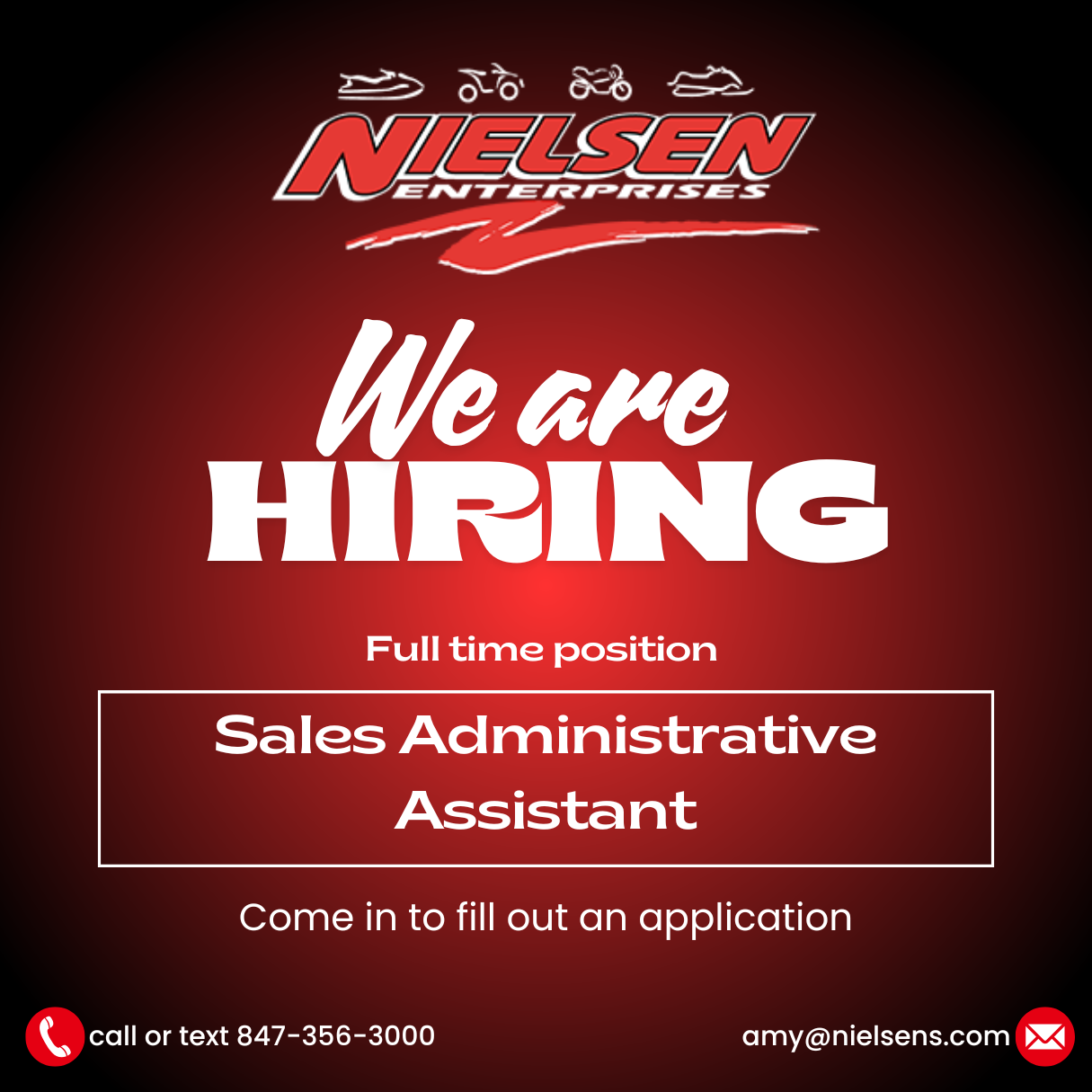 Hiring now